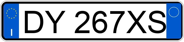 Numer rejestracyjny DY267XS posiada HYUNDAI i30