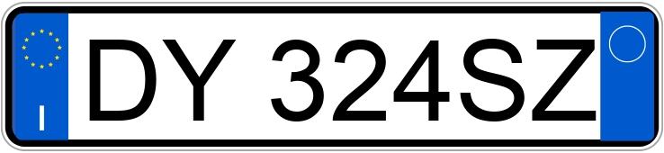 Numer rejestracyjny DY324SZ posiada SUZUKI Splash Numer rejestracyjny DY324SZ posiada SUZUKI Splash