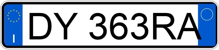 Numer rejestracyjny DY363RA posiada VOLKSWAGEN Golf 6a serie Golf 1.6 5P Comfortline (75 kw) Numer rejestracyjny DY363RA posiada VOLKSWAGEN Golf 6a serie Golf 1.6 5P Comfortline (75 kw)