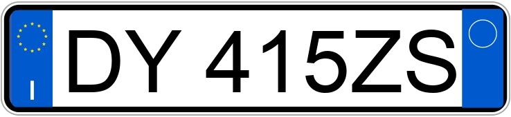 Numer rejestracyjny DY415ZS posiada FIAT Grande Punto
