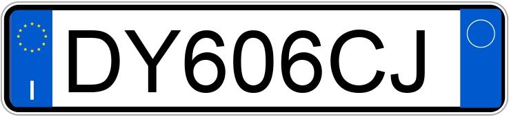 Numer rejestracyjny DY606CJ posiada ALFA ROMEO MiTo