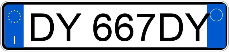 Numer rejestracyjny DY667DY posiada LANCIA Musa 2a serie