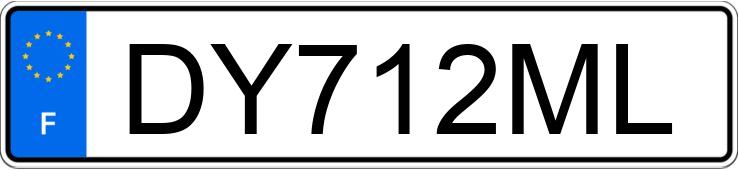 Numer rejestracyjny DY712ML posiada FIAT 500X