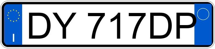 Numer rejestracyjny DY717DP posiada DODGE Caliber