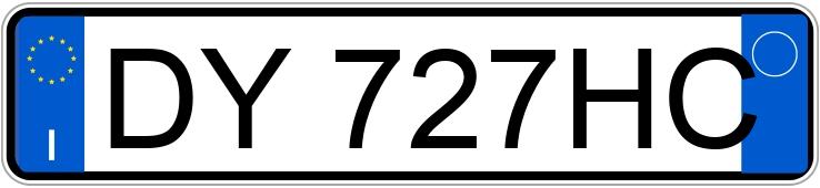 Numer rejestracyjny DY727HC posiada FIAT Grande Punto Grande Punto 1.3 MJT 75 CV 5P Fun (55 kw)