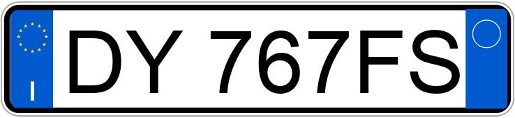 Numer rejestracyjny DY767FS posiada RENAULT Megane 3a serie