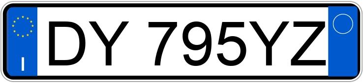Numer rejestracyjny DY795YZ posiada FIAT Grande Punto Grande Punto 1.3 MJT 75 CV 3P Fun (55 kw)