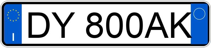 Numer rejestracyjny DY800AK posiada FORD Focus 2a serie