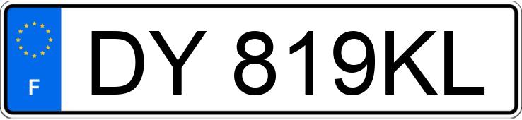 Numer rejestracyjny DY819KL posiada RENAULT CLIO IV