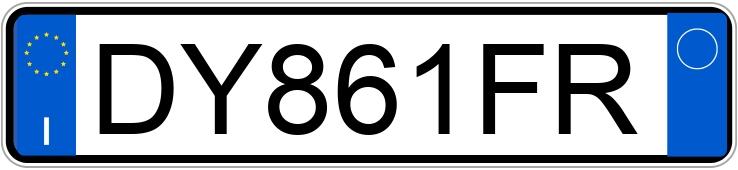 Numer rejestracyjny DY861FR posiada VOLKSWAGEN Tiguan 1a serie