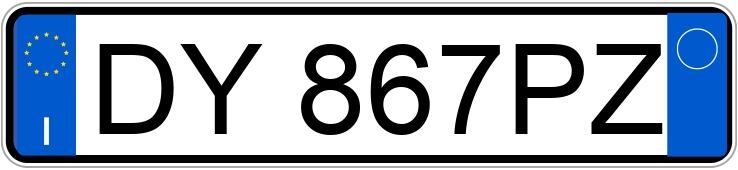 Numer rejestracyjny DY867PZ posiada VOLKSWAGEN Golf 6a serie Numer rejestracyjny DY867PZ posiada VOLKSWAGEN Golf 6a serie