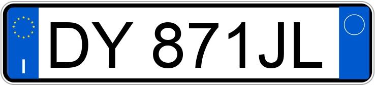 Numer rejestracyjny DY871JL posiada FORD Focus 2a serie Numer rejestracyjny DY871JL posiada FORD Focus 2a serie