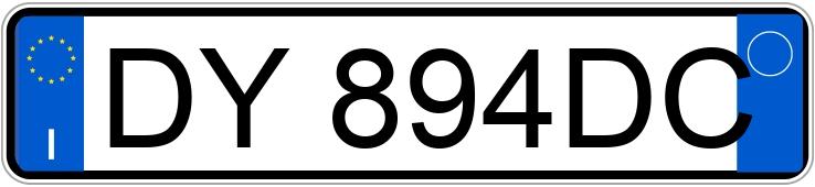 Numer rejestracyjny DY894DC posiada LANCIA Ypsilon 2a serie