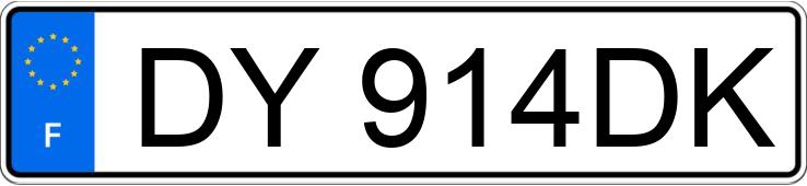 Numer rejestracyjny DY914DK posiada RENAULT TWINGO III