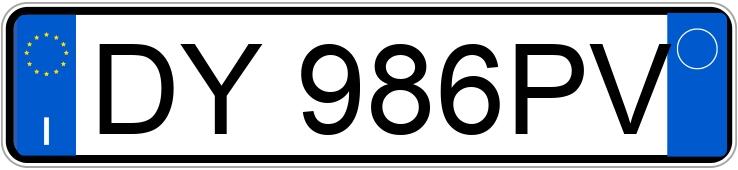 Numer rejestracyjny DY986PV posiada VOLKSWAGEN Scirocco 2a serie Numer rejestracyjny DY986PV posiada VOLKSWAGEN Scirocco 2a serie