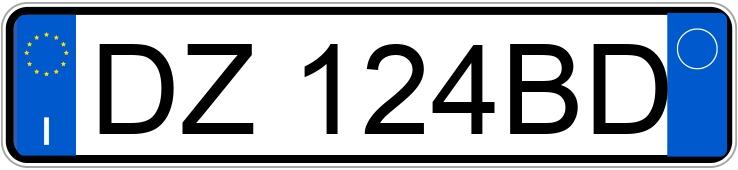 Numer rejestracyjny DZ124BD posiada MERCEDES Classe A