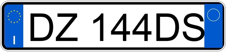 Numer rejestracyjny DZ144DS posiada BMW Serie 3