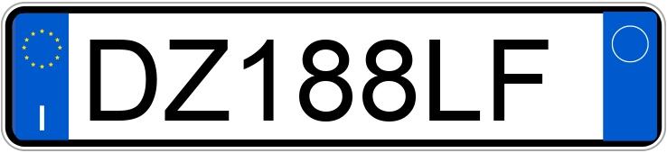 Numer rejestracyjny DZ188LF posiada MERCEDES Classe A