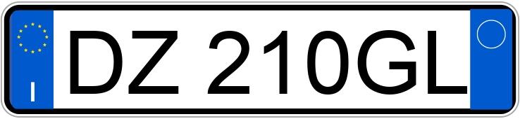 Numer rejestracyjny DZ210GL posiada MERCEDES Classe E