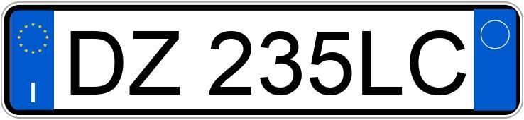 Numer rejestracyjny DZ235LC posiada ALFA ROMEO MiTo Numer rejestracyjny DZ235LC posiada ALFA ROMEO MiTo