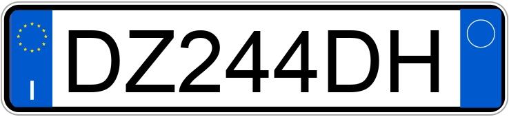 Numer rejestracyjny DZ244DH posiada VOLKSWAGEN Golf 6a serie Numer rejestracyjny DZ244DH posiada VOLKSWAGEN Golf 6a serie