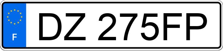 Numer rejestracyjny DZ275FP posiada VOLKSWAGEN TOURAN