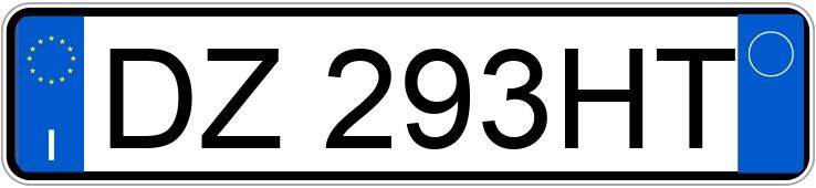 Numer rejestracyjny DZ293HT posiada OPEL Zafira 2a serie Numer rejestracyjny DZ293HT posiada OPEL Zafira 2a serie