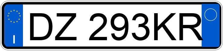 Numer rejestracyjny DZ293KR posiada FIAT Punto 3a serie