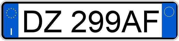 Numer rejestracyjny DZ299AF posiada FIAT 500 Numer rejestracyjny DZ299AF posiada FIAT 500