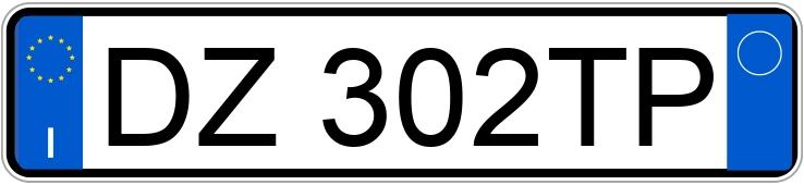 Numer rejestracyjny DZ302TP posiada SUZUKI Splash