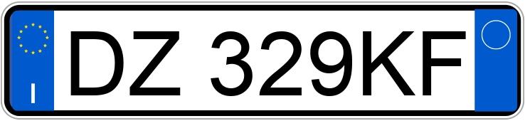 Numer rejestracyjny DZ329KF posiada FORD Fiesta 6a serie