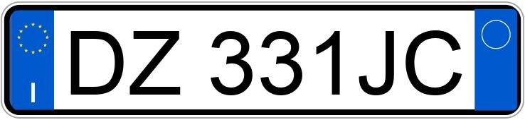 Numer rejestracyjny DZ331JC posiada TOYOTA Yaris 2a serie