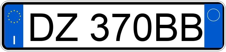 Numer rejestracyjny DZ370BB posiada SMART fortwo 2a serie