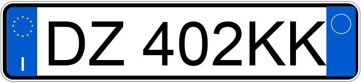 Numer rejestracyjny DZ402KK posiada OPEL Corsa 4a serie Numer rejestracyjny DZ402KK posiada OPEL Corsa 4a serie