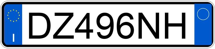 Numer rejestracyjny DZ496NH posiada FORD Fiesta 6a serie