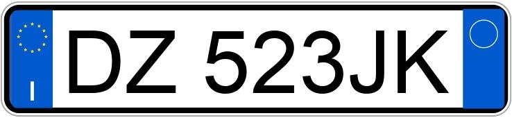 Numer rejestracyjny DZ523JK posiada FORD Fiesta 6a serie