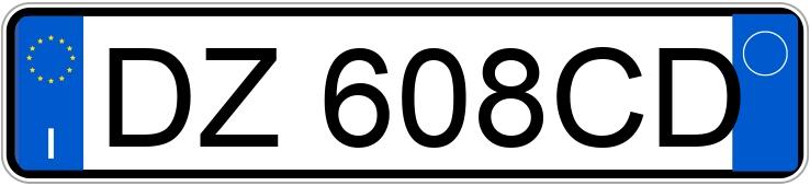 Numer rejestracyjny DZ608CD posiada LANCIA Musa 2a serie