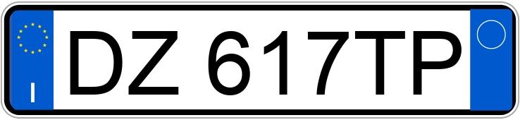 Numer rejestracyjny DZ617TP posiada TOYOTA Aygo 1a serie