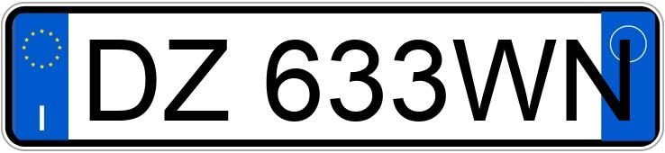 Numer rejestracyjny DZ633WN posiada FIAT Bravo 2a serie