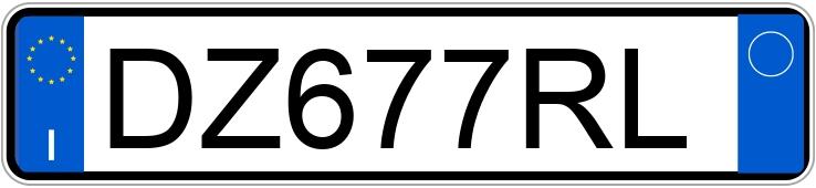 Numer rejestracyjny DZ677RL posiada FIAT Bravo 2a serie Numer rejestracyjny DZ677RL posiada FIAT Bravo 2a serie
