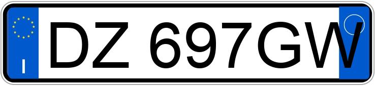 Numer rejestracyjny DZ697GW posiada OPEL Corsa 4a serie