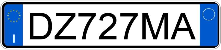 Numer rejestracyjny DZ727MA posiada VOLKSWAGEN Polo 5a serie