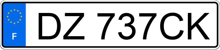 Numer rejestracyjny DZ737CK posiada CADILLAC ESCALADE