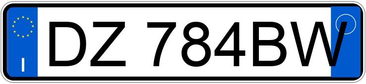 Numer rejestracyjny DZ784BW posiada FIAT Punto 3a serie Numer rejestracyjny DZ784BW posiada FIAT Punto 3a serie