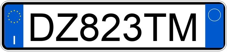 Numer rejestracyjny DZ823TM posiada BMW Serie 1