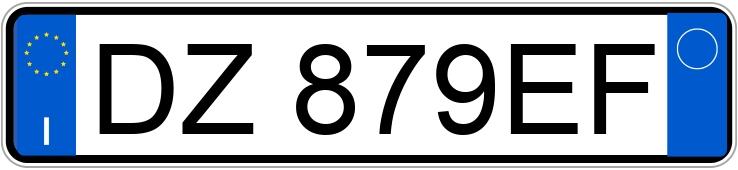 Numer rejestracyjny DZ879EF posiada TOYOTA Avensis 3a serie