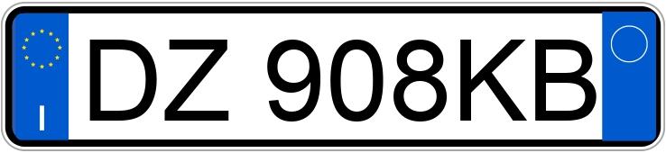Numer rejestracyjny DZ908KB posiada NISSAN Pixo