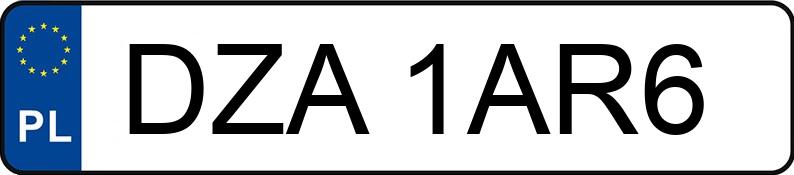 Numer rejestracyjny DZA 1AR6 posiada CITROEN C4 2.0 16V MR`04 E4 VTS - DZA1AR6 Numer rejestracyjny DZA 1AR6 posiada CITROEN C4 2.0 16V MR`04 E4 VTS - DZA1AR6