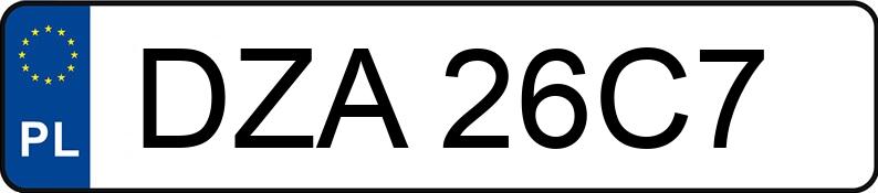 Numer rejestracyjny DZA 26C7 posiada OPEL CORSA SWING E 5DR - DZA26C7