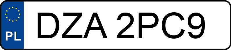 Numer rejestracyjny DZA 2PC9 posiada SUZUKI Jimny 1.3 MR`98 E3 JLX - DZA2PC9